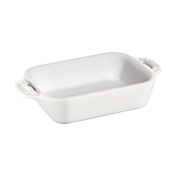 STAUB Staub rechthoekige ovenschaal 25x40 cm Wit