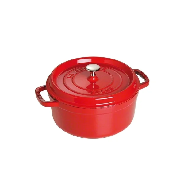 STAUB Staub ronde gietijzeren pan 3,8 l rood