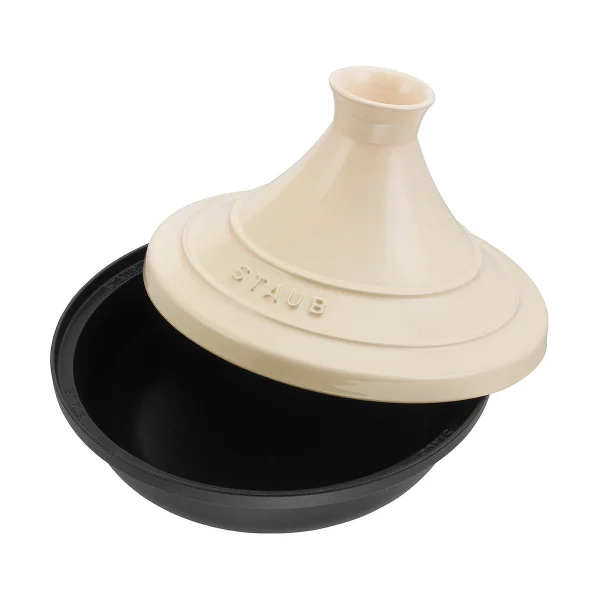 STAUB Staub Tagine gietijzer zwart-beige 28 cm