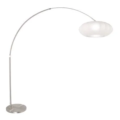 Steinhauer - vloerlamp - Sparkled Light - staal - metaal stof textiel