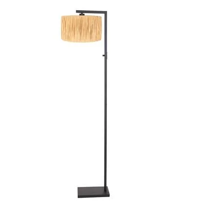 Steinhauer - vloerlamp - Stang - zwart - gras metaal - schemerlamp -