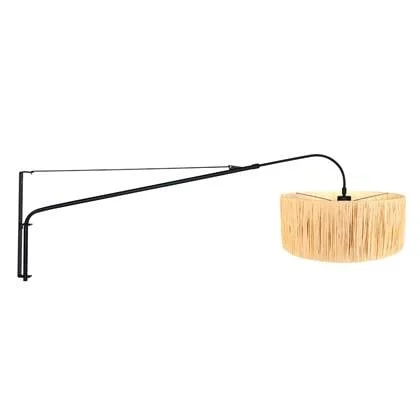 Steinhauer - wandlamp - Elegant Classy - zwart - gras metaal -