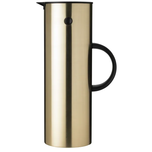 Stelton EM77 Thermoskan 1 Liter - brushed brass