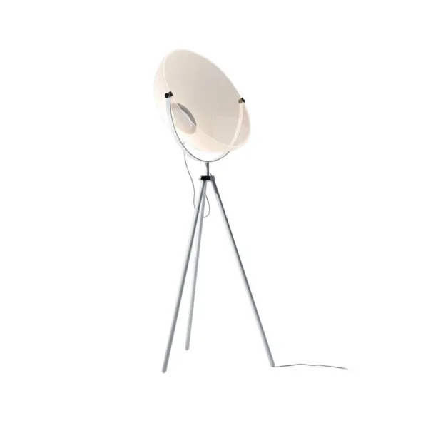 Stilnovo - Demi Moon LED vloerlamp, wit, hoogte 196 cm