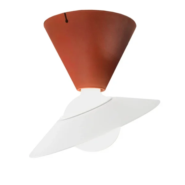 Stilnovo - Fante LED plafondlamp, rood, 2.700 K