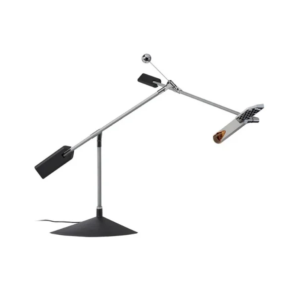 Stilnovo - Halley LED tafellamp, grijs, reikwijdte 100 cm