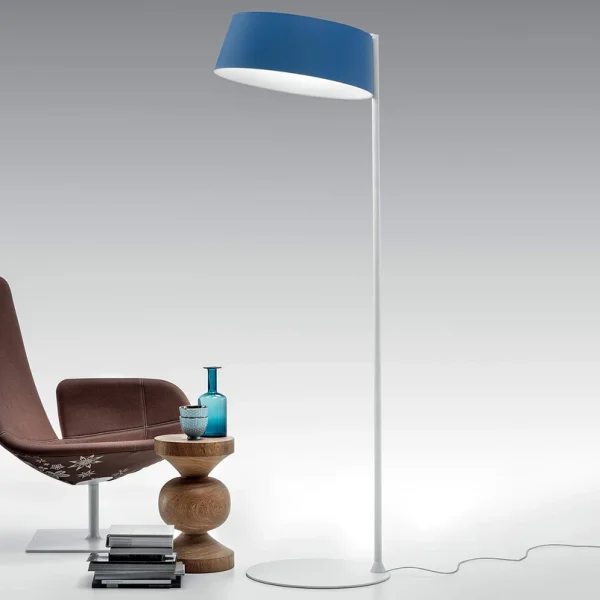 Stilnovo - Oxygen FL2 LED vloerlamp, azuurblauw, hoogte 194 cm
