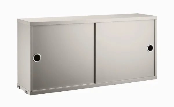 String Furniture Kast met schuifdeuren - beige - Diepte 20 cm