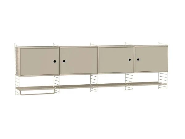 String Furniture Keuken kastsysteem met legborden Bundle K - beige