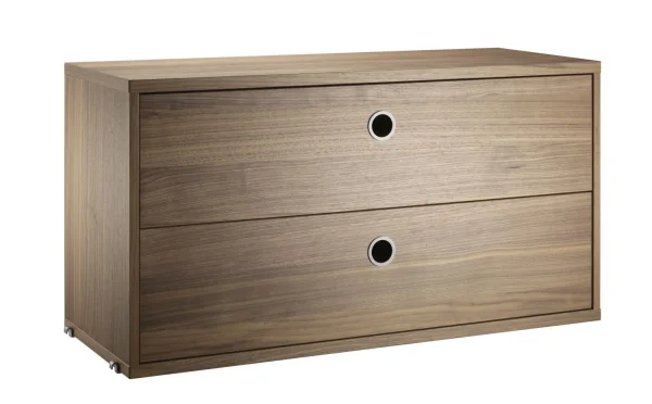 String Furniture Ladeblok - 78 x 42 x 30 cm - Notenhout