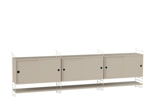 String Furniture Sideboard hangend woonkamer Bundle E - beige - beige