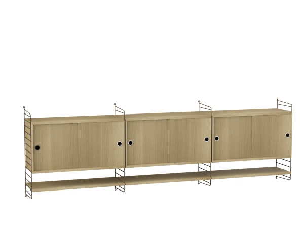 String Furniture Sideboard hangend woonkamer Bundle E - Eiken - bruin