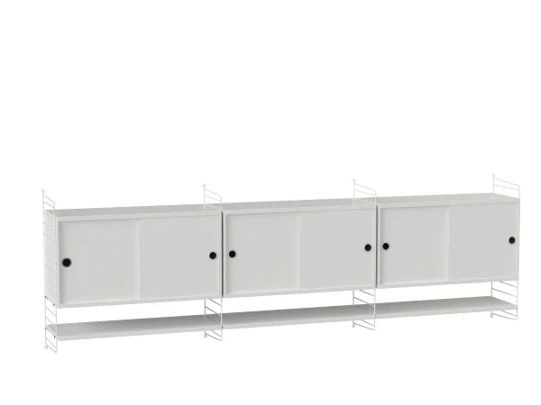 String Furniture Sideboard hangend woonkamer Bundle E - wit - wit