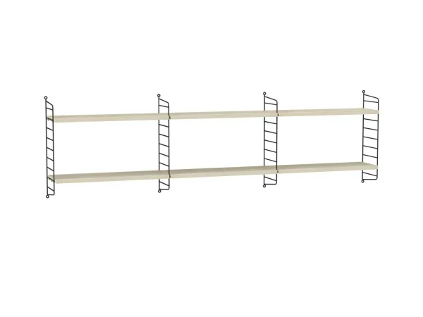 String Furniture Slaapkamer Kast Bundle E - Essen - zwart