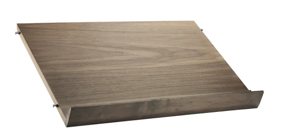 String Furniture Tijdschriftenrek hout - 58 x 30 cm - Notenhout