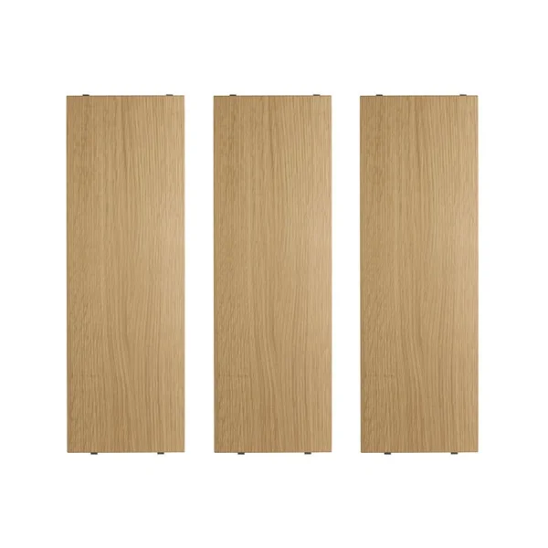 String String plank eik, 58x20 cm, 3-pack