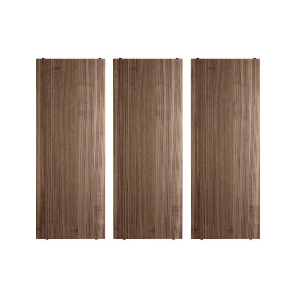 String String plank walnoot, 78x30 cm, 3-pack