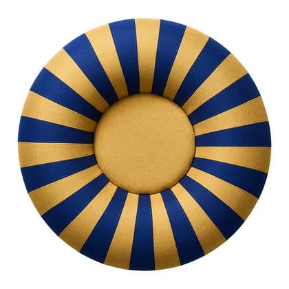 Studio About Float Poef Small - Dark Blue / Red