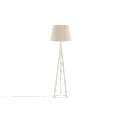 Svea - Nala vloerlamp - 160 cm - linnen - wit