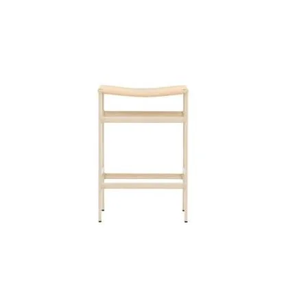 Svea - Polsty barkruk 63 cm - rattan - beige
