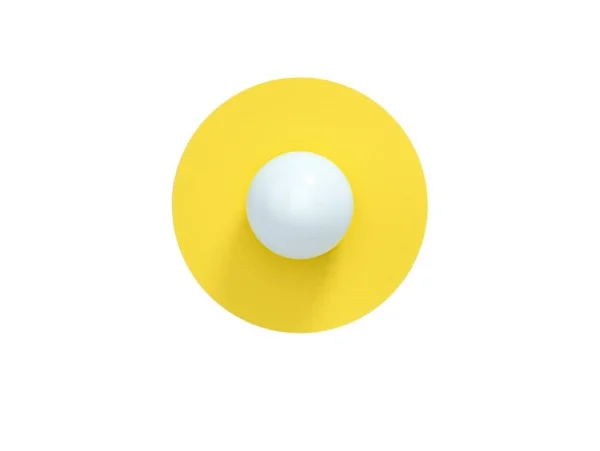 Swedish Ninja - Candy Big Circle 360 S wandlamp, geel