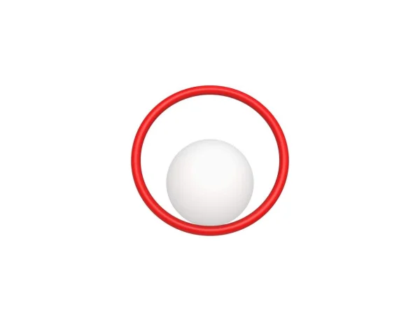 Swedish Ninja - Hula Hoop Wandlamp HW Strawberry Red