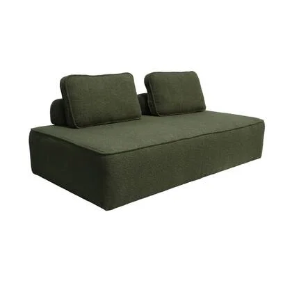 sweeek - Fauteuil in boucléstof 2 zitplaatsen