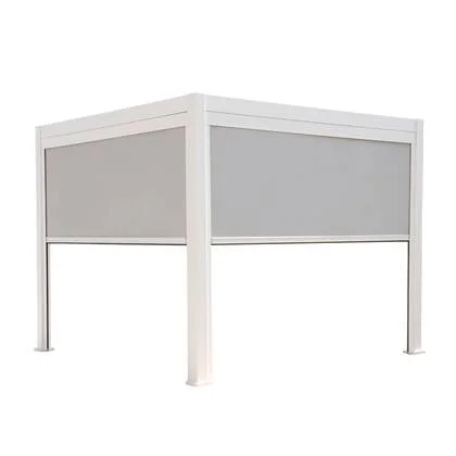 sweeek - Pergola met lamellendak, 2 luifels