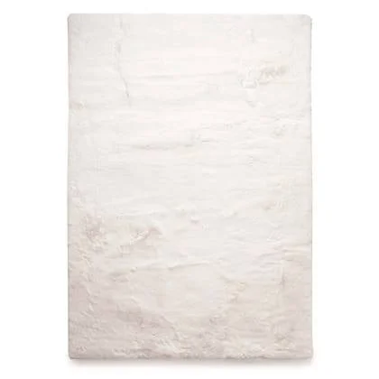 Tapeso Fluffy vloerkleed - Comfy Deluxe wit - 230x330 cm