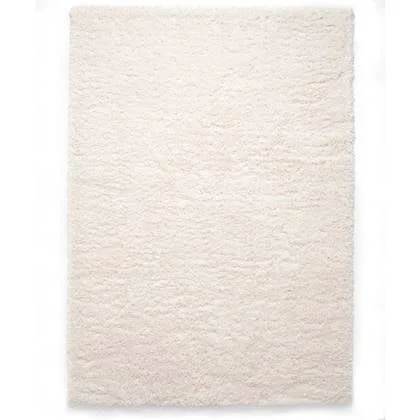 Tapeso Hoogpolig vloerkleed - Cozy Shaggy - wit - 240x340 cm