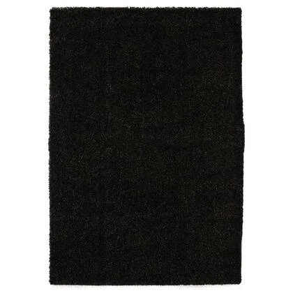 Tapeso Hoogpolig vloerkleed shaggy Trend effen - antraciet - 240x340