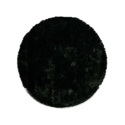 Tapeso Rond shaggy vloerkleed - Spark jade - 250 cm