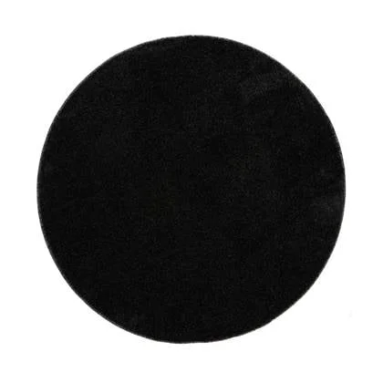 Tapeso Rond vloerkleed Fine - antraciet - 300 cm