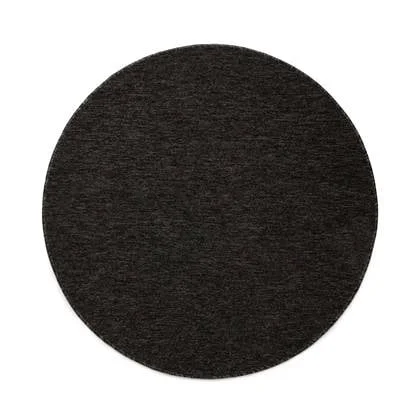 Tapeso Rond vloerkleed Lush - antraciet - 300 cm rond