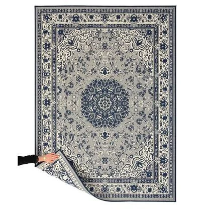 Tapeso Vintage buitenkleed - Flip Agnes donkerblauw - 200x280 cm