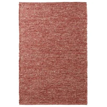 Tapeso Wollen vloerkleed - Bokn rood - 200x290 cm