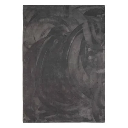 Tapeso Zacht vloerkleed - Plush grijs - 240x340 cm