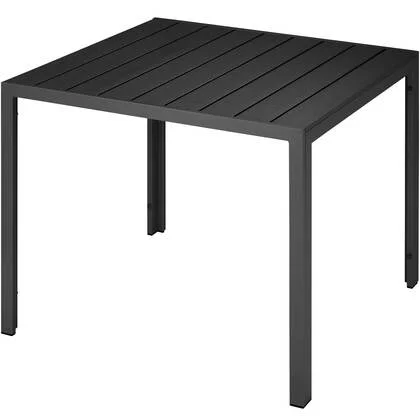 tectake Aluminium tuintafel Maren met in hoogte verstelbare poten ...