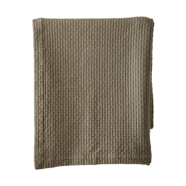 Tell Me More Brick sprei 180x260 cm Olijfgroen