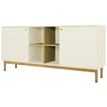 Tenzo Color Living Dressoir 2-Deuren met Open Kubus Creme