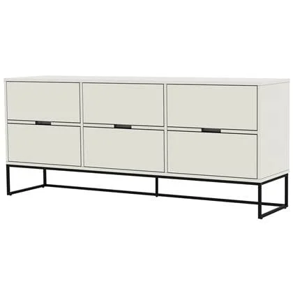 Tenzo Lipp Dressoir 6-Lades Wit