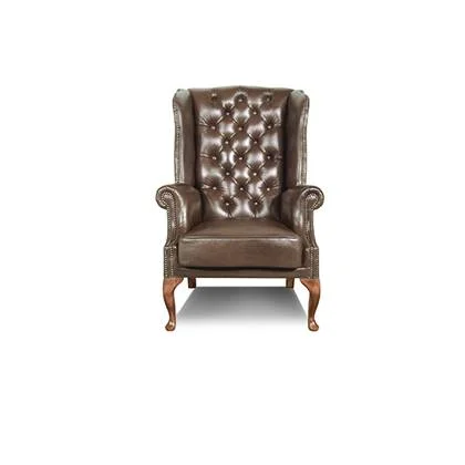 The Chesterfield Brand Fauteuil Durban Cloudy Donker Bruin