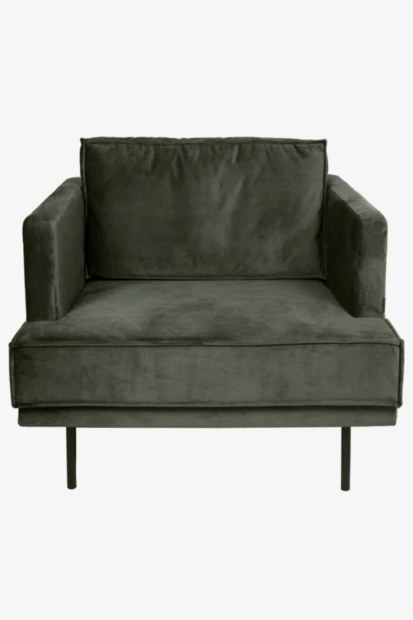 The Duchess velvet loveseat donkergroen