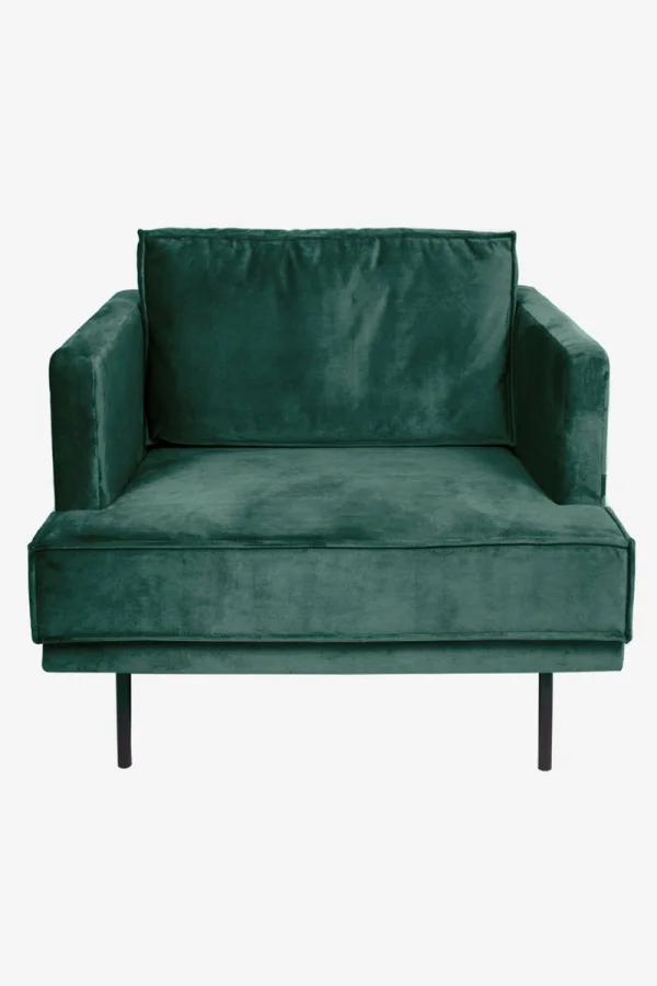 The Duchess velvet loveseat groen