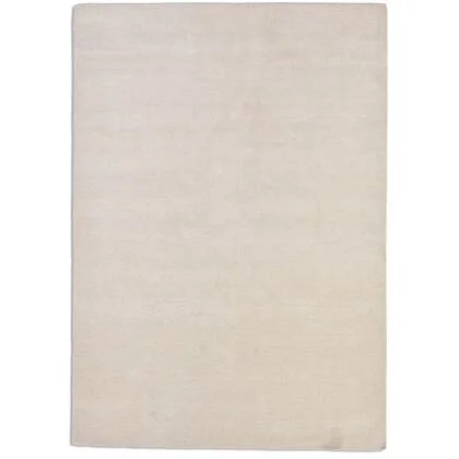 Theko Handgeweven UNI-tapijt Holi 170x240 cm - Crème