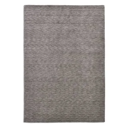 Theko Handgeweven UNI-tapijt Holi 170x240 cm - Grijs