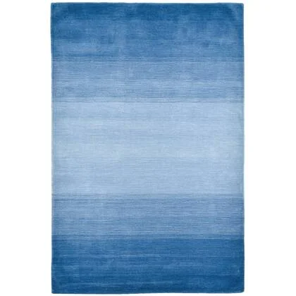 Theko Tapijt met kleurverloop Wool Comfort 140x200 cm - Blauw