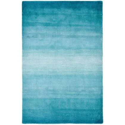 Theko Tapijt met kleurverloop Wool Comfort 90x160 cm - Turquoise