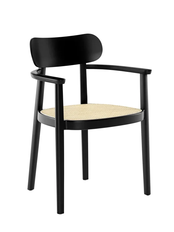 Thonet 118 FV Fauteuil - Beuken zwart gebeitst