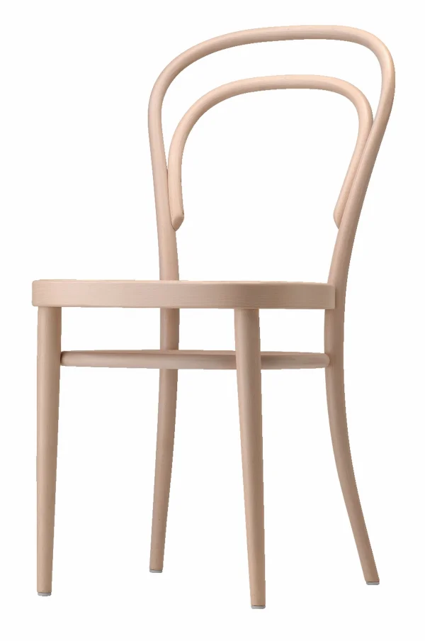 Thonet 214 Stoel - multiplex komzitting - blank gebeitst